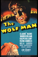 The Wolf Man poster 1941 Lon Chaney Jr.