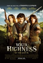 Your Highness Poster, Danny McBride, James Franco, Natalie Portman