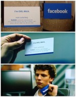 the social network, mark zuckerberg, business card